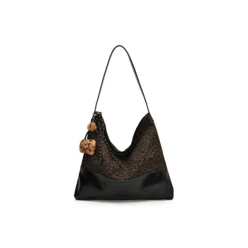 JIANMU PU Shoulder Bag Regular Women's Black/Brown/Khaki