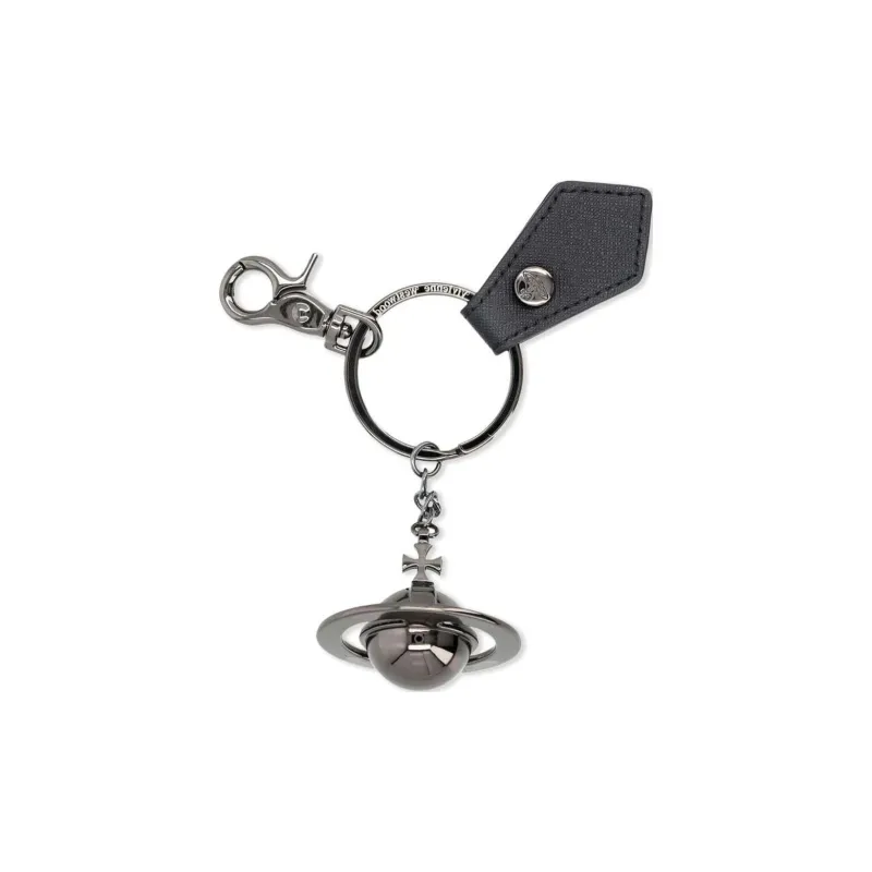 Vivienne Westwood 3D Orb Gunmetal Keyring-1
