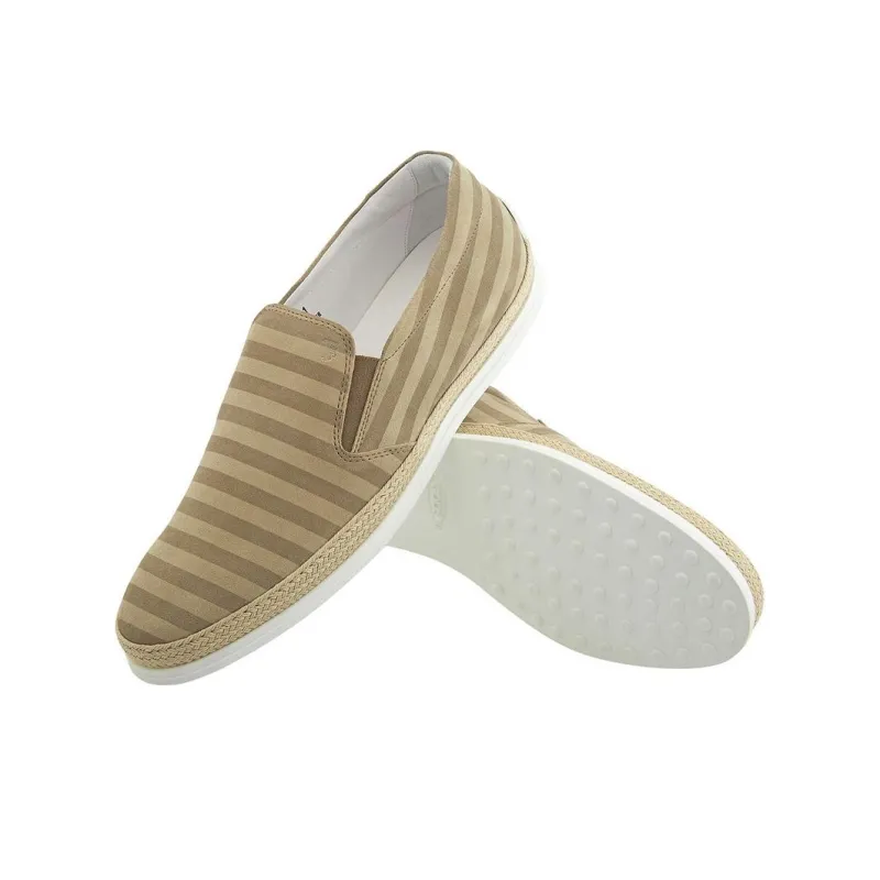 TOD'S Gommino Loafers Men's Beige-3