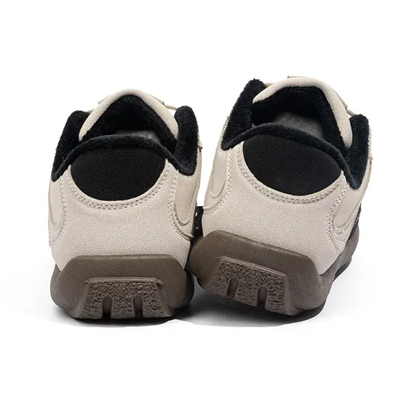 Babaya Anti Slip And Wear Resistant Warm Low Top Kids' Skateboarding Shoes Beige Brown Teenagers-6