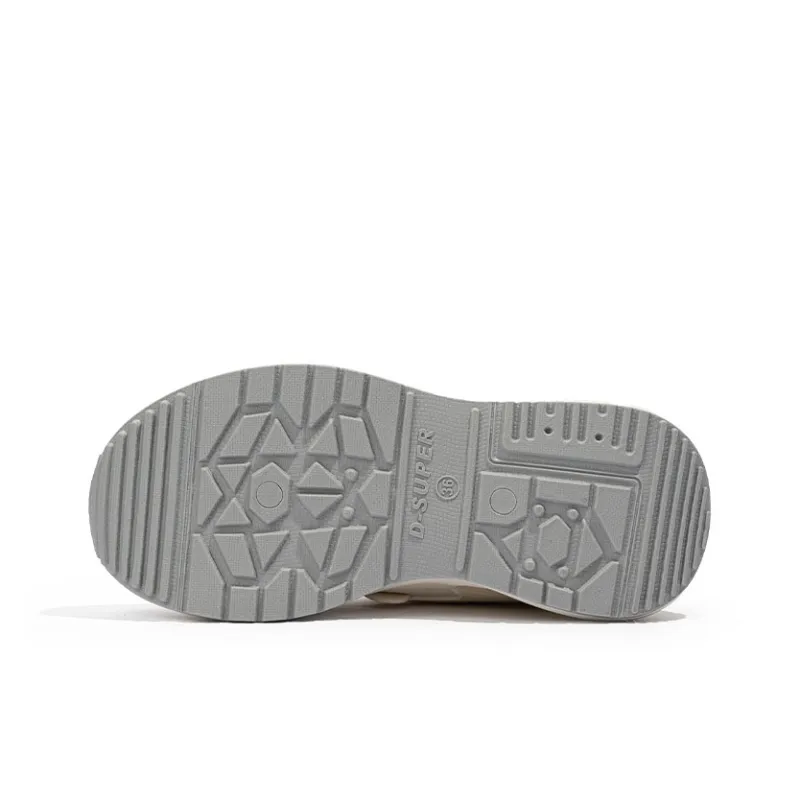 Babaya Anti Slip And Wear Resistant Breathable Low Top Kids Lifestyle Shoes Beige Teenagers-7