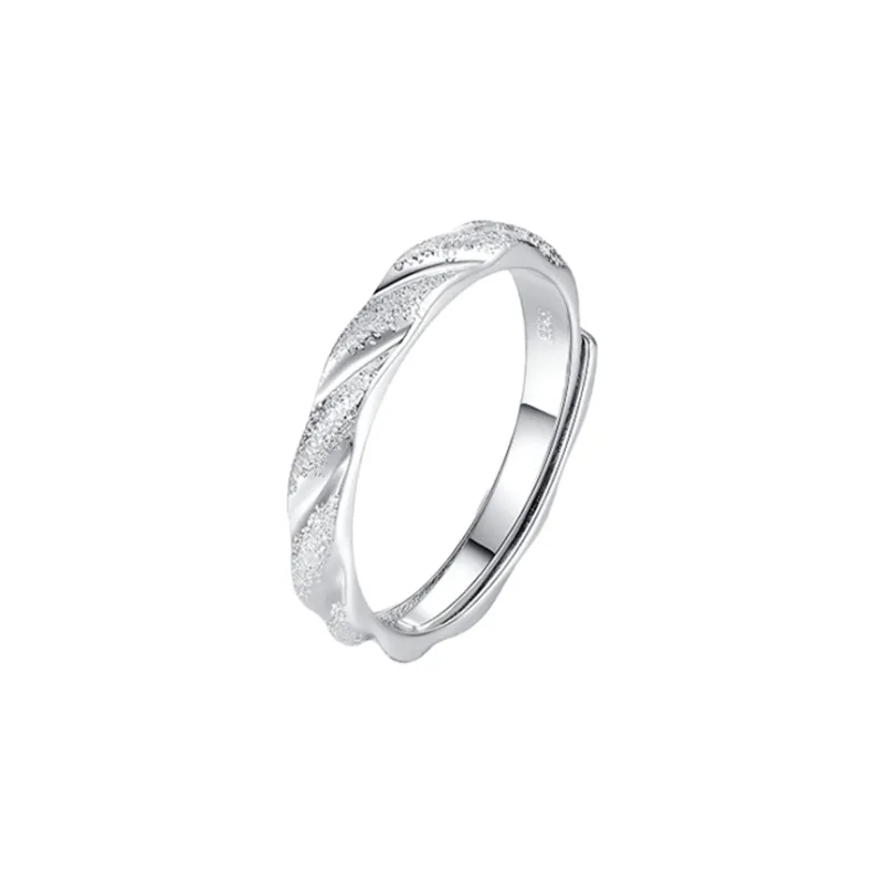 Chongqing Gold Store S925 Silver Rings Unisex-5