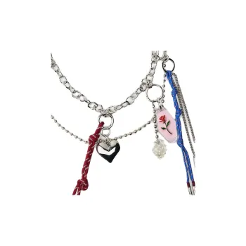 ZARA Polyester Necklaces Women's Silver