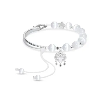 MISS TOOYA Glass Cat Eye Bracelets Women's