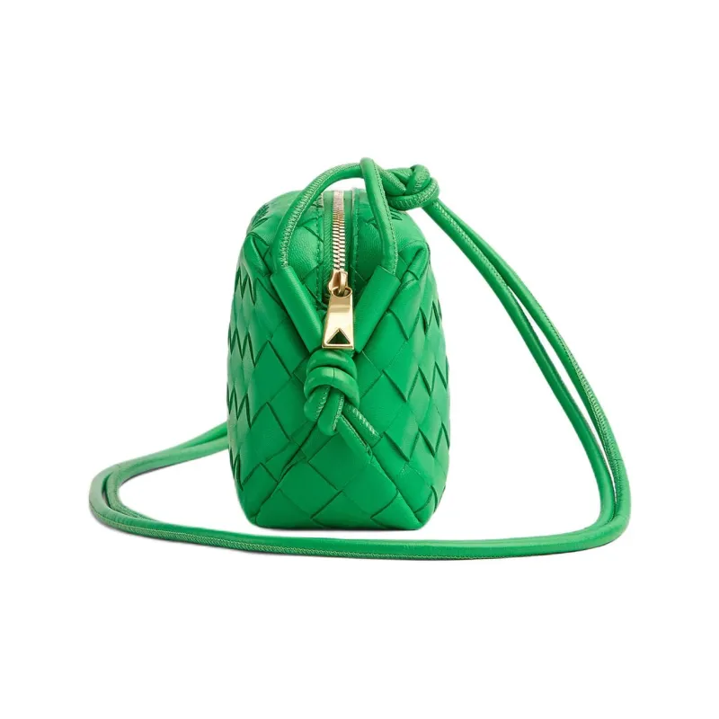 Bottega Veneta Loop Intrecciato Camera Bag Mini Parakeet-1
