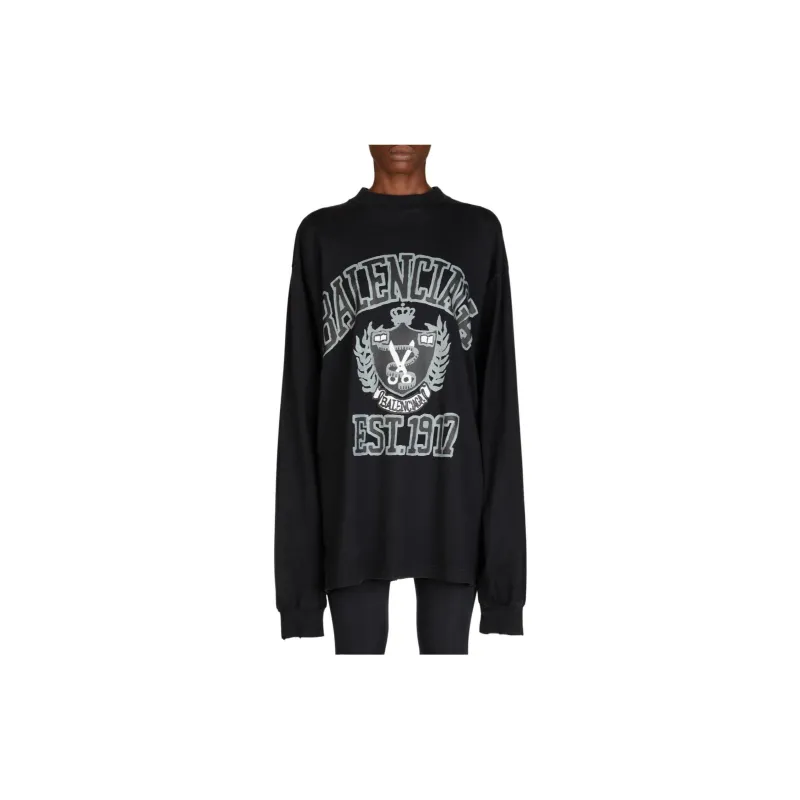Balenciaga Sweatshirt 'Washed Black'-1