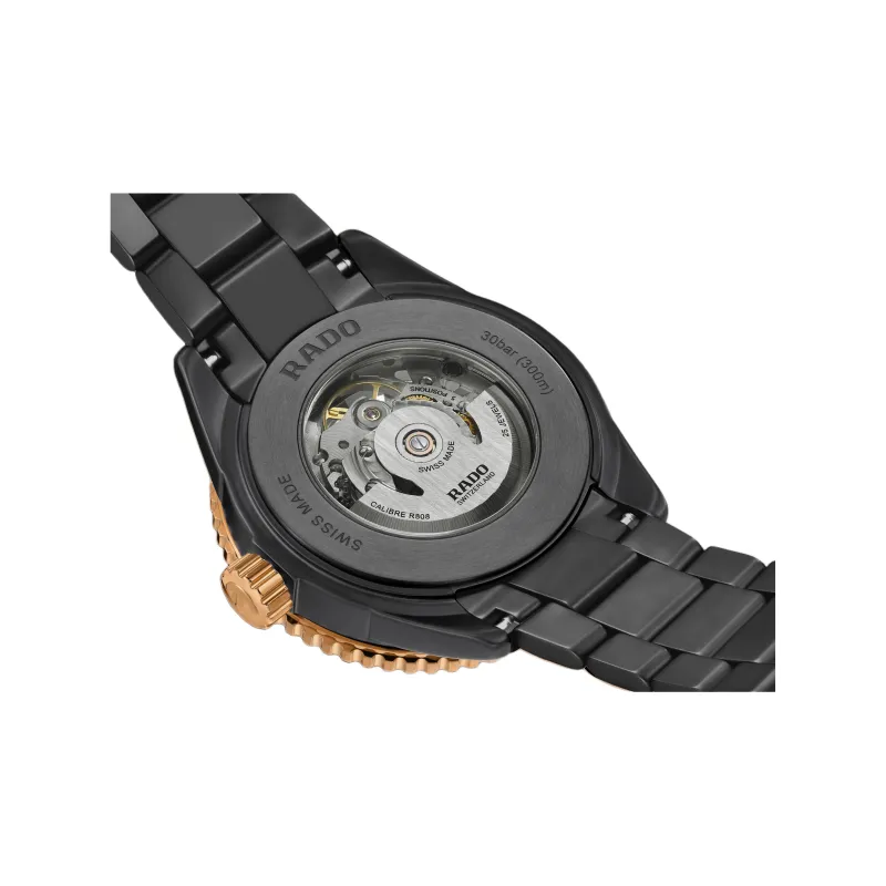 RADO Automatic Mechanical Movement Men's Watches Watch 43mm Cut Out Dial Ceramic Watch Case Ceramic Strap-3