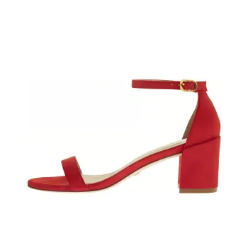 Stuart Weitzman/SW Simple One Strap Sandals Women's Red