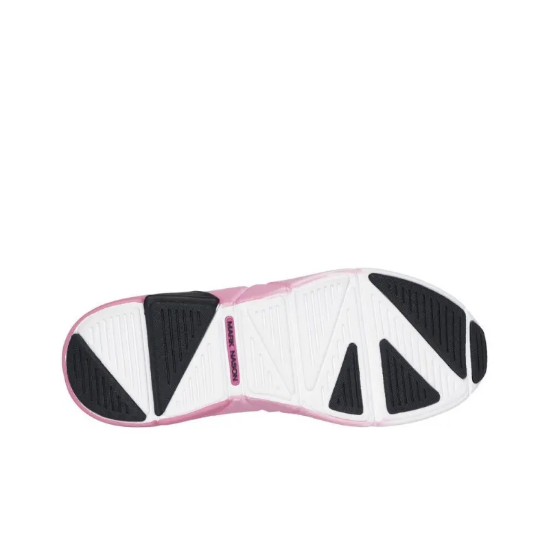 Skechers MARK NASON Anti-Slip Wear-Resistant Low-Top Casual Shoes Women's Black Pink-4