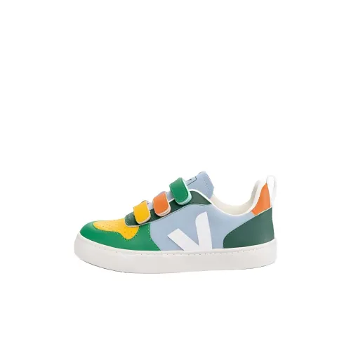 VEJA V-10 Low-Top Kids' Skateboarding Shoes Green Kids'