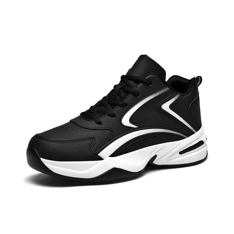 Black tailed Deer Cushioning, Slip Resistant, And Abrasion Resistant Mid Top Casual Running Shoes Men's-1