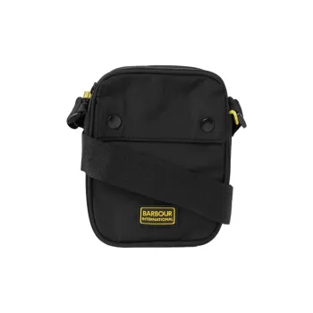 BARBOUR Nylon Shoulder Bag Crossbody Bag Men's Black