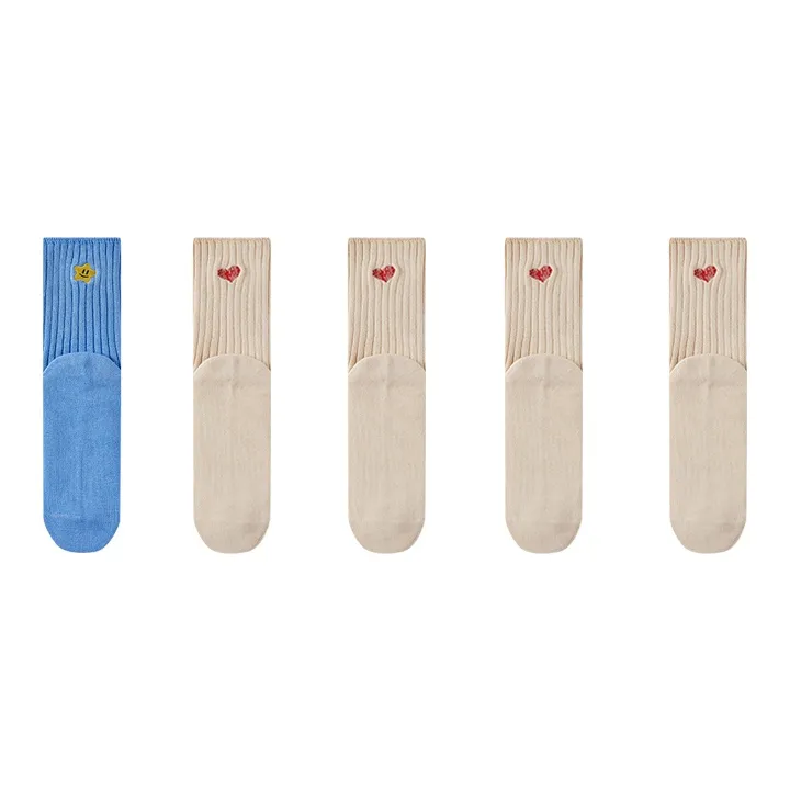 Caramella Mid Calf Socks Women's Combo Set-8