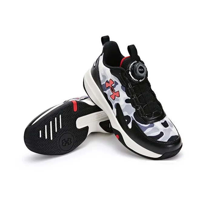 Under Armour Slip Resistant, Abrasion Resistant, Breathable Low Top Children's Basketball Shoes Unisex-5