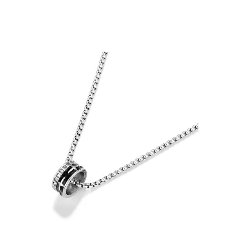 V.WI Titanium Steel Necklaces Unisex-1