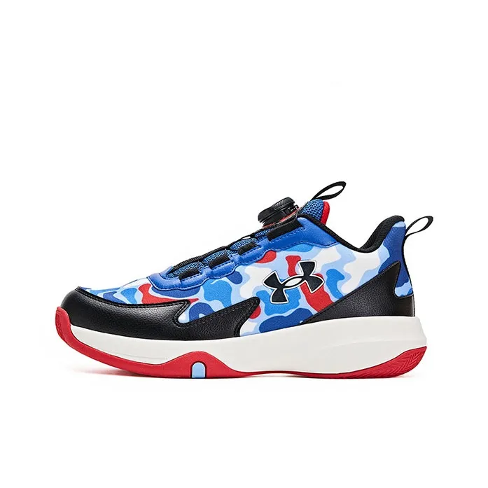 Under Armour Slip Resistant, Abrasion Resistant, Breathable Low Top Children's Basketball Shoes Unisex-7