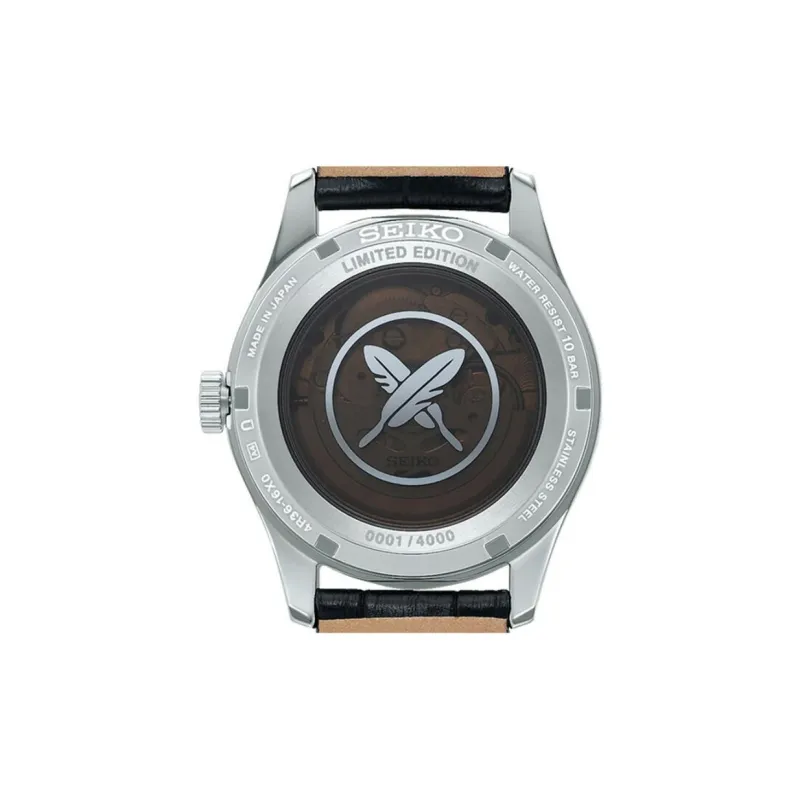 SEIKO 5 Sports Collections Automatic/Manual Mechanical Movement Cow Leather Strap Watch Men's Watches Coffee Watch Dial-1