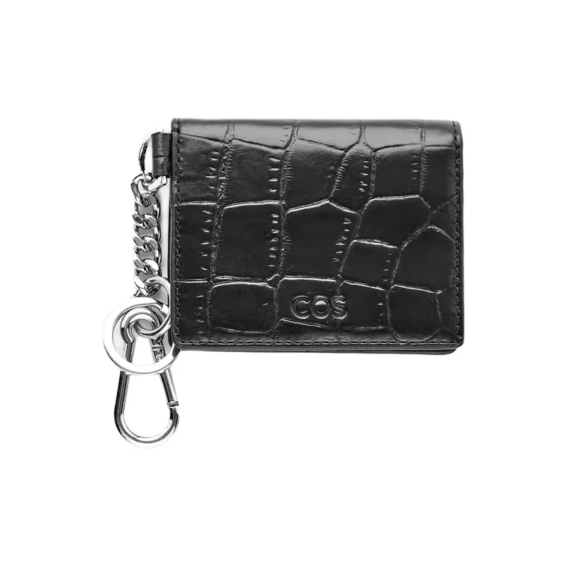COS Cow Leather Wallet Regular Men's Black-0
