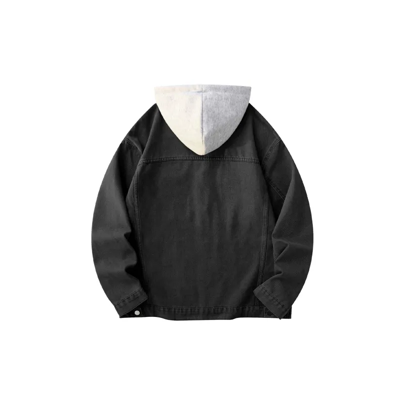 Qnxeey Denim Jackets Unisex-27
