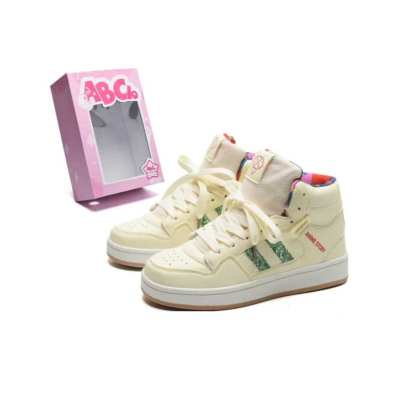 ABCIO Coverage Slip Resistant Water Resistant High Top Skateboard Shoes Unisex-7