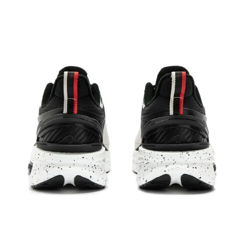 361° Rainproof Screen 8.0 Cushioning Slip Resistant Waterproof Low Top Running Shoes Men's Beige Black-2