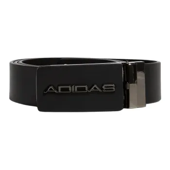 Adidas Artificial Leather Leather Belts Men's Black Width: 3.8cm