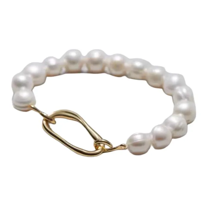 Other Stories Brass Bracelets Women's White-0