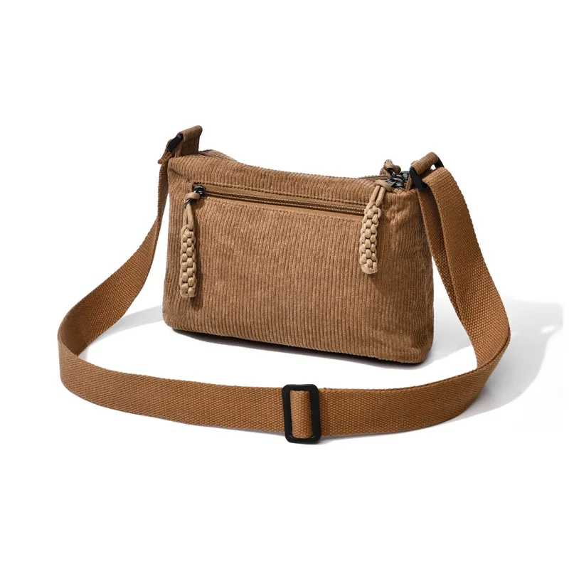 Ceion Keust Corduroy Crossbody Bag Women's Multicolor-3