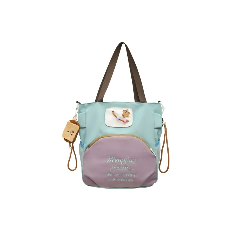 DALO Oxford Shoulder Bag Crossbody Bag Women's White/Black/Yellow/Green/Brown-6