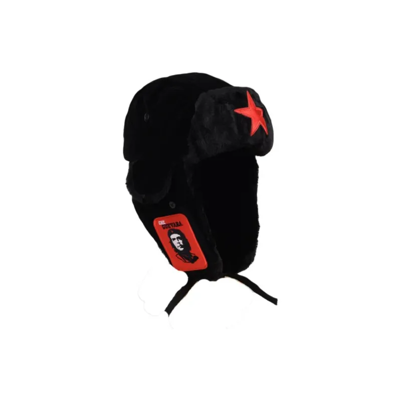 Yamaichi Maru Flocked Cloth Trapper Hats Unisex-0