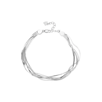 Heart Grass S925 Silver Bracelets Women's