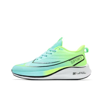 A55 Anti Slip And Wear Resistant Breathable Low Top Casual Running Shoes Men's Blue Green