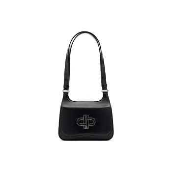 PEDRO Icon Series Cow Leather Shoulder Bag Women's Black/Dark Brown