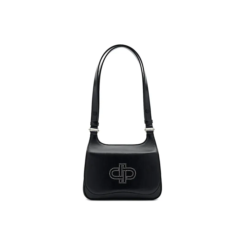 PEDRO Icon Series Cow Leather Shoulder Bag Women's Black/Dark Brown-0