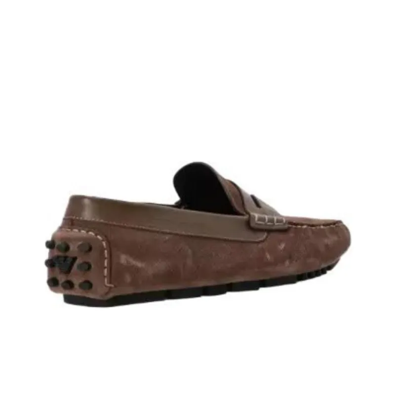 EMPORIO ARMANI Beanie Shoes Men's Umber-3