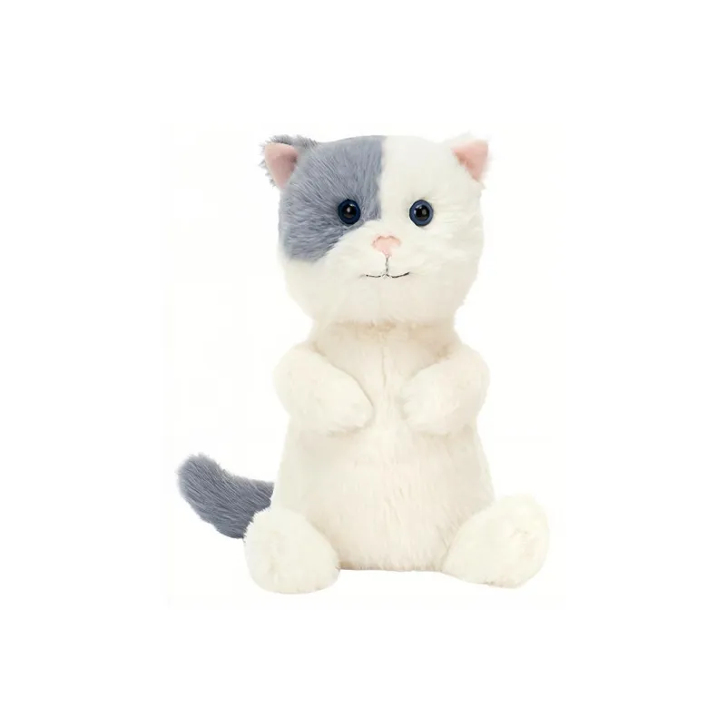 JELLYCAT Cat Collection Animal Short And Cute Little Cat Dolls Plush Doll 19cm Height-2