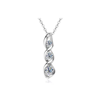 Lockstarfy Moissanite Necklaces Women's