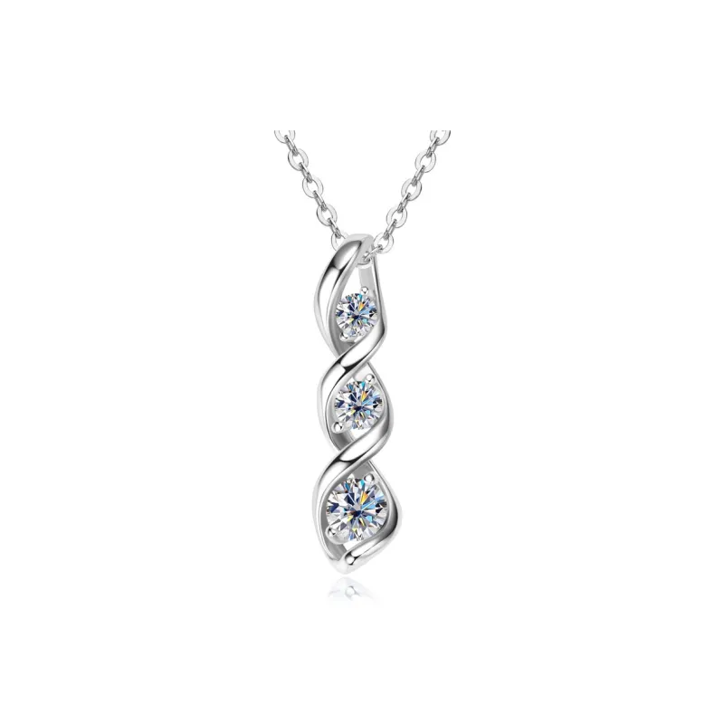 Lockstarfy Moissanite Necklaces Women's-0