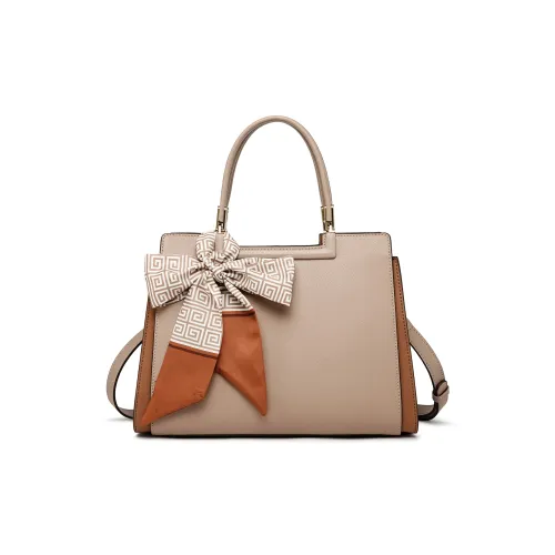 FAIRWHALE Cow Leather Tote One Shoulder Handbag Women's Multicolor