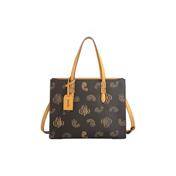 COOGI Synthetic Leather Handbags Shoulder Bag Crossbody Bag Large Size Women's Ecru/Coffee/Khaki