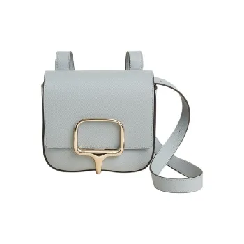 HERMES Della Cavalleria Epsom Calfskin Crossbody Bag Shoulder Bag Mini Women's 8U Bleu Glacier Glacier Blue