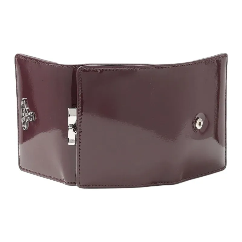 Vivienne Westwood Cow Leather Wallet Women's Brown-4