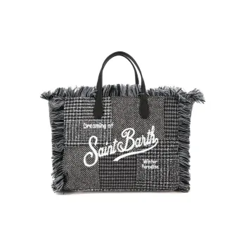 MC2 SAINT BARTHELEMY Wool Tote Bag Shopping Bag Handbag Regular Women's Gray