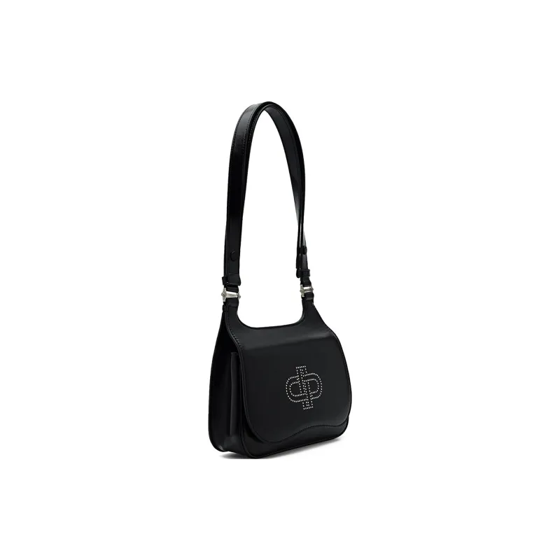 PEDRO Icon Series Cow Leather Shoulder Bag Women's Black/Dark Brown-1