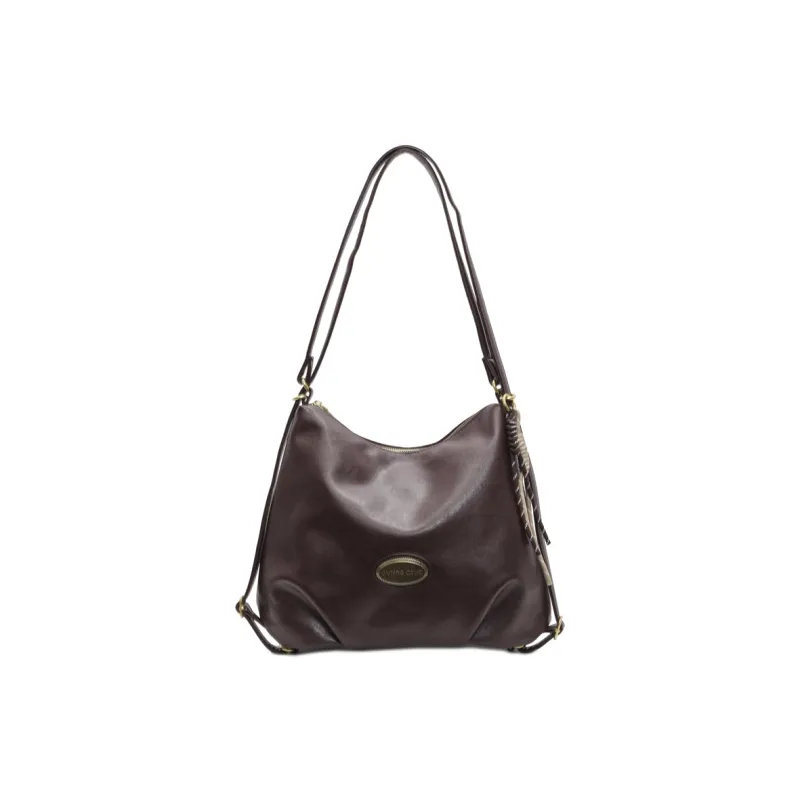 Morellybear PU Crossbody Bag Regular Women's Black/Coffee/Brown/Ecru-1