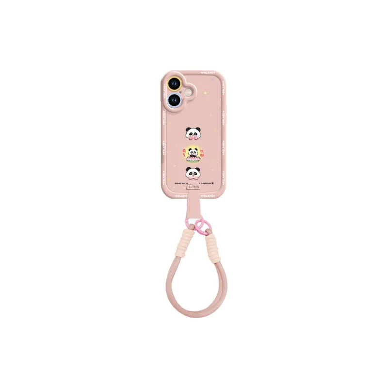 Sen Dog Silicone Material With Lanyard Backpack Style Phone Cases Compatible With Apple 16 Pro Max/Pro/Plus/15/14/13-26