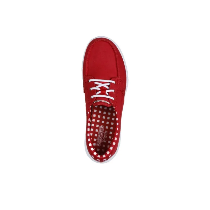 Skechers ON THE GO Anti-Slip Wear-Resistant Low-Top Casual Shoes Women's Red-3
