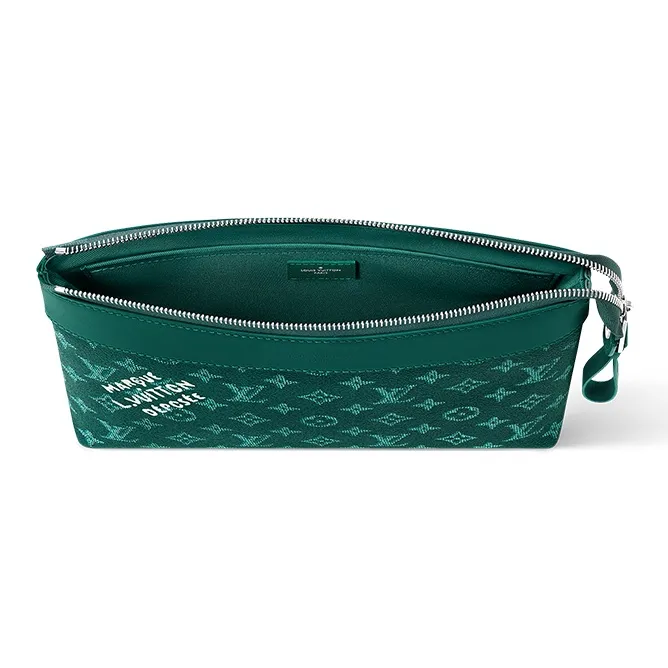 LOUIS VUITTON Pochette Voyage Souple Green-2