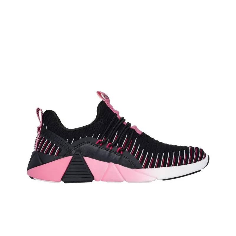Skechers MARK NASON Anti-Slip Wear-Resistant Low-Top Casual Shoes Women's Black Pink-1