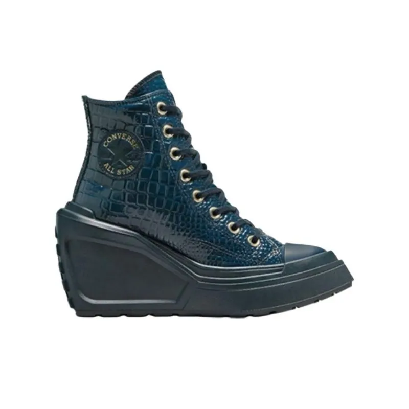 Chuck 70 De Luxe Women's Converse Wedge Platform High 'Into The Void Croc' Women's-1